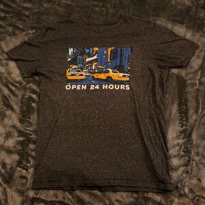 Open 24 Hours Aesthetic NYC T-Shirt